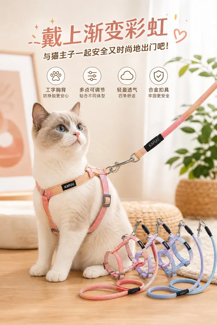 宠物牵引用品案例 宠物主图